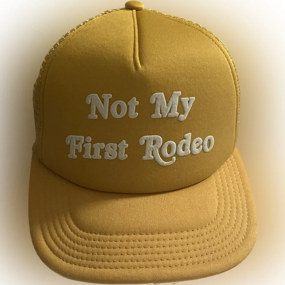 Not My First Rodeo Trucker Hat - Picture 4 of 4